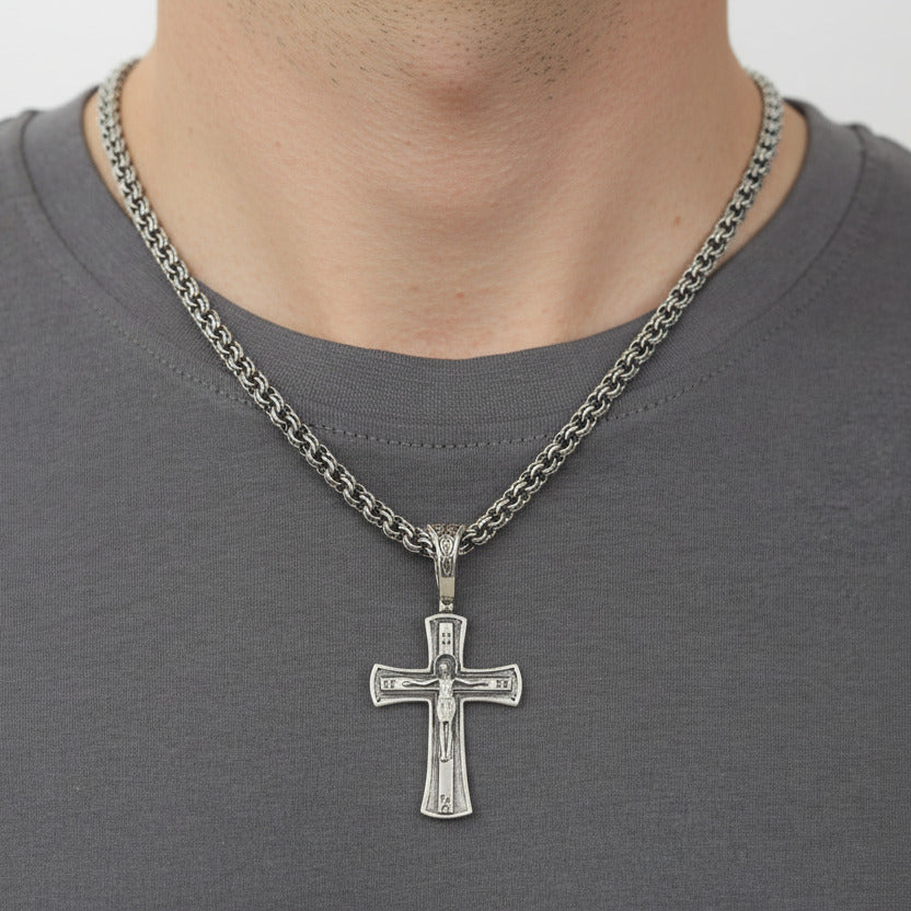 Kreuz -orthodox- aus Silber