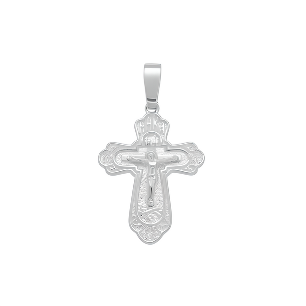Kreuz Anhänger -orthodox- aus 925er Silber