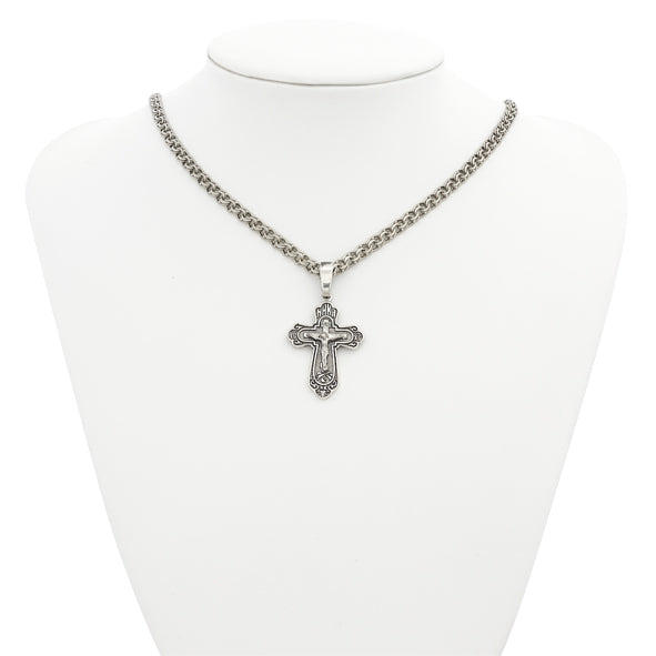 Kreuz Anhänger -orthodox- aus 925er Silber