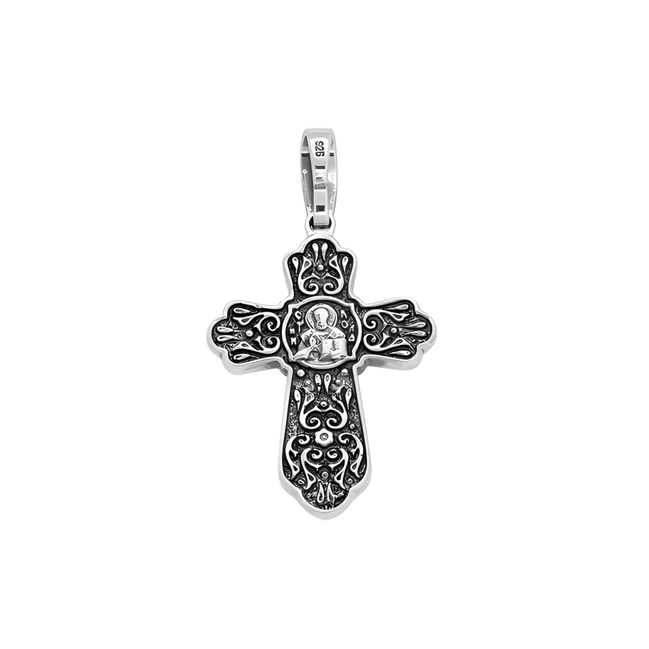 Kreuz Anhänger -orthodox- aus 925er Silber