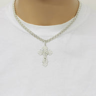 Kreuzanhäger. Silber 925