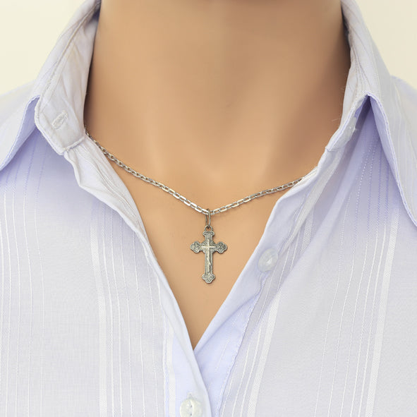 Kreuzanhänger orthodox aus Silber 925 (Kopie)