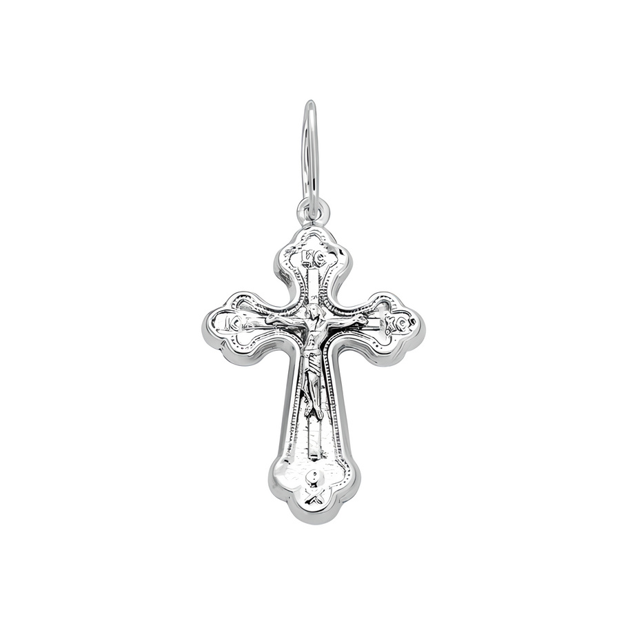 Kreuz Anhänger -orthodox- aus 925er Silber