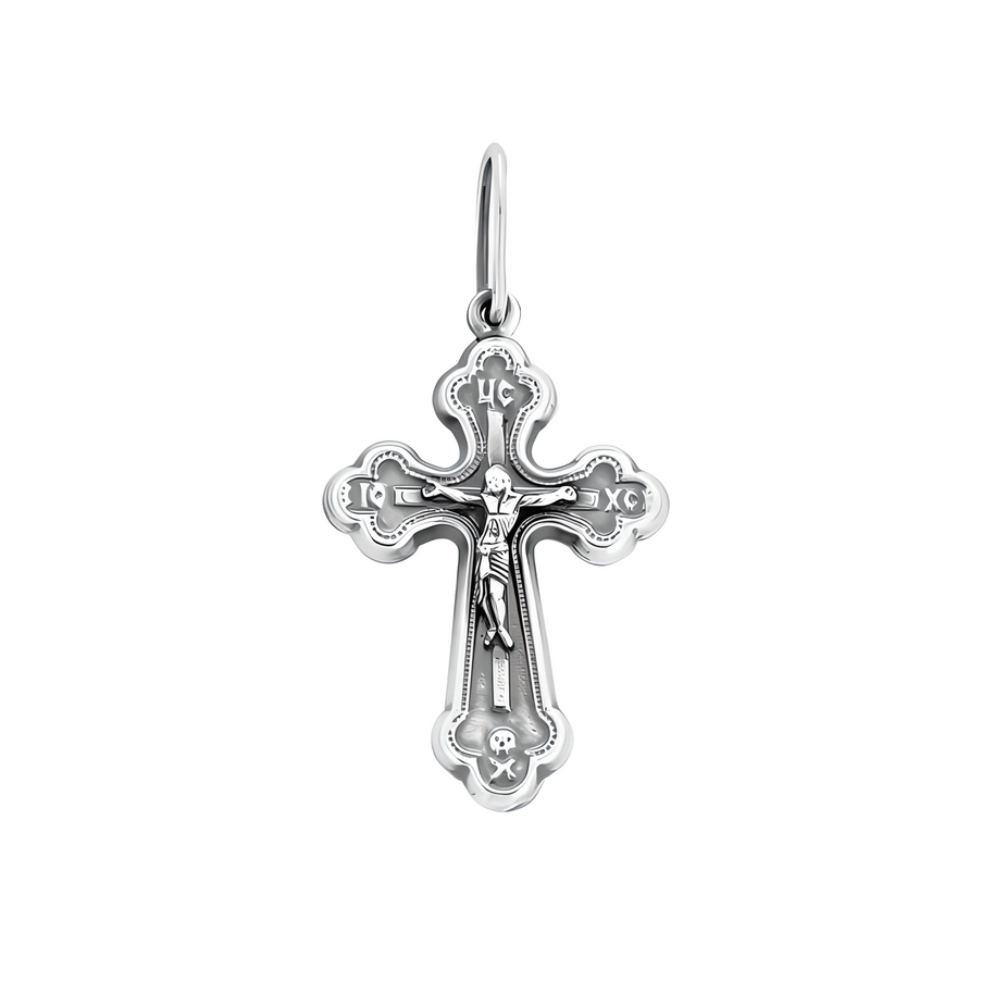 Kreuz Anhänger -orthodox- aus 925er Silber