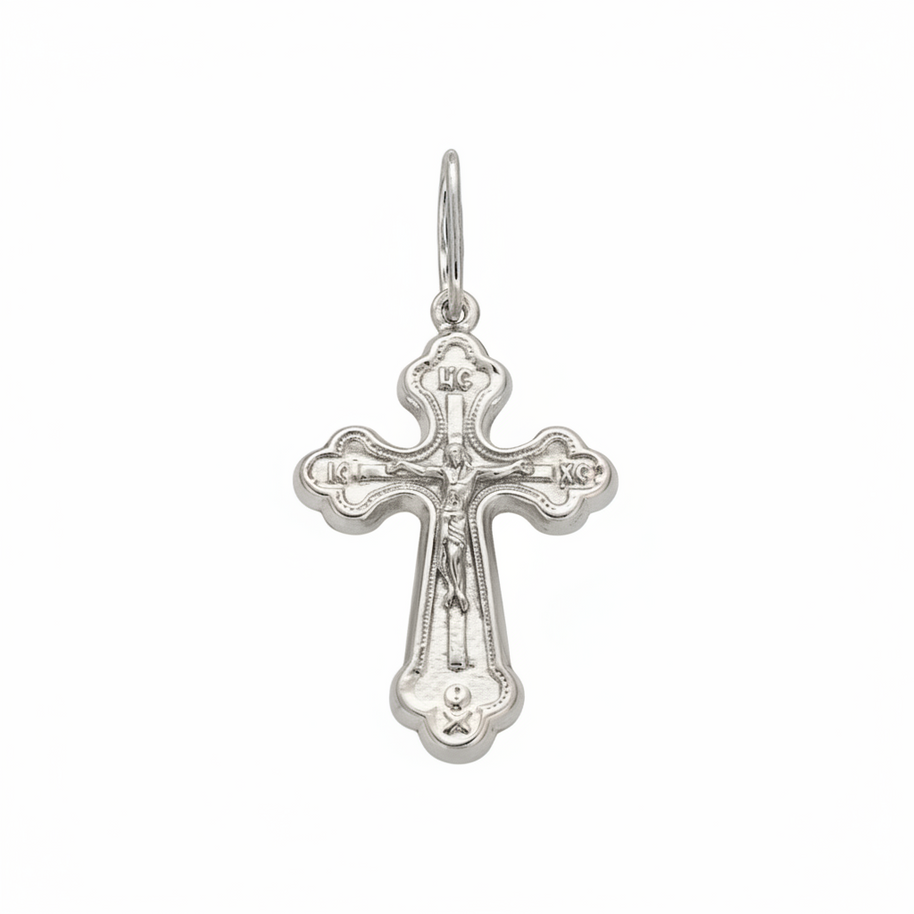 Kreuz Anhänger -orthodox- aus 925er Silber