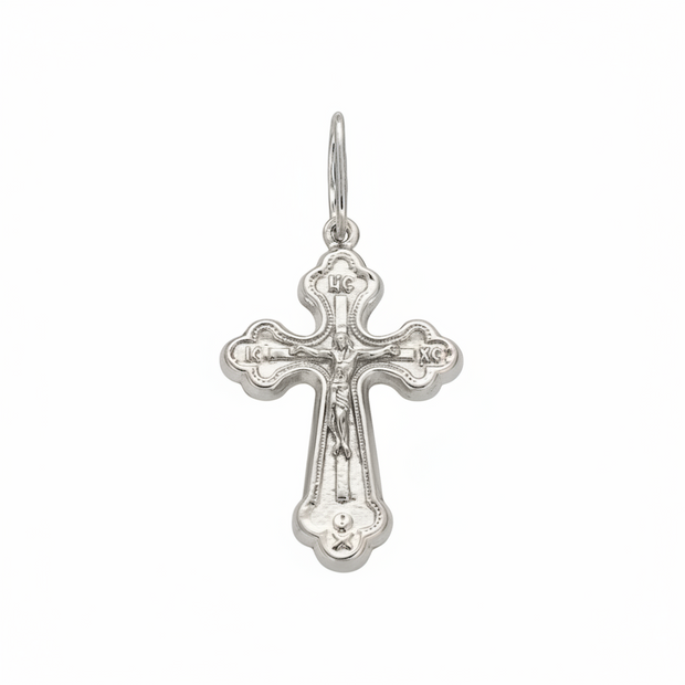 Kreuz Anhänger -orthodox- aus 925er Silber