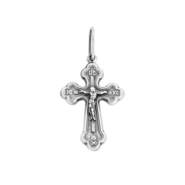 Kreuz Anhänger -orthodox- aus 925er Silber