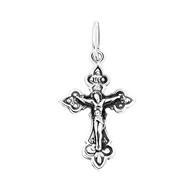 Kreuz Anhänger -orthodox- aus 925er Silber