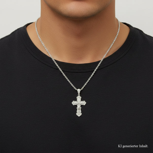 Kreuz Silber 925 Kreuz -orthodox-