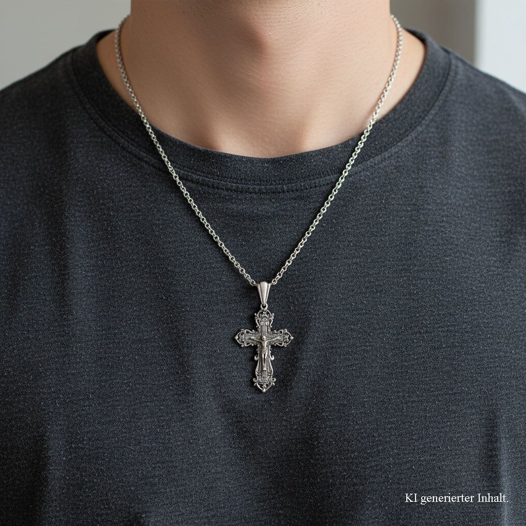 Kreuz Silber 925 Kreuz -orthodox-