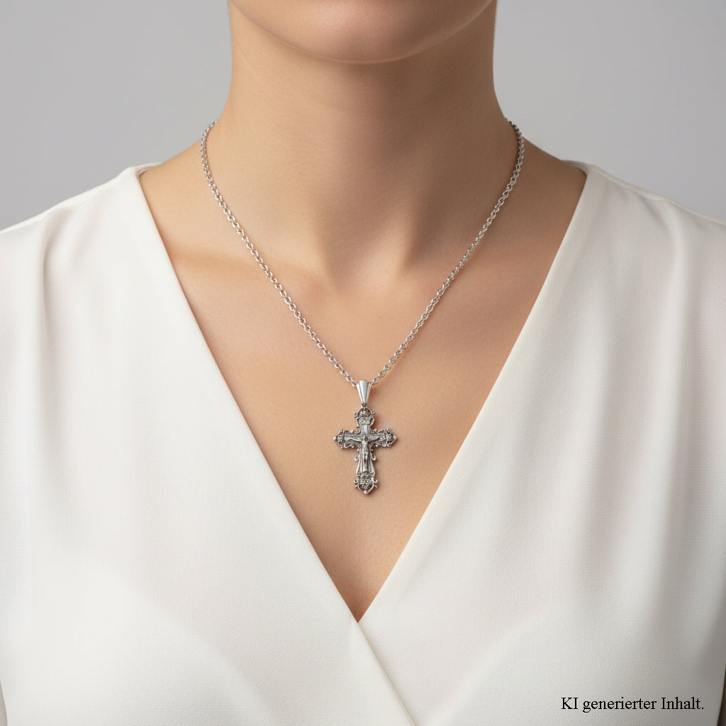 Kreuz Silber 925 Kreuz -orthodox-
