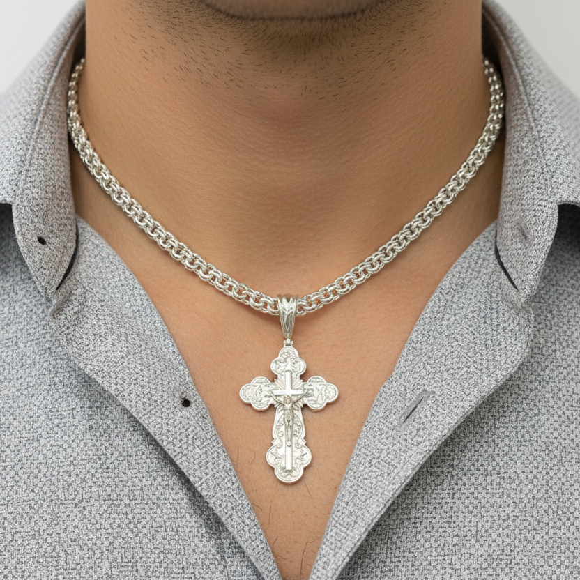 Kreuzanhänger aus Silber 925