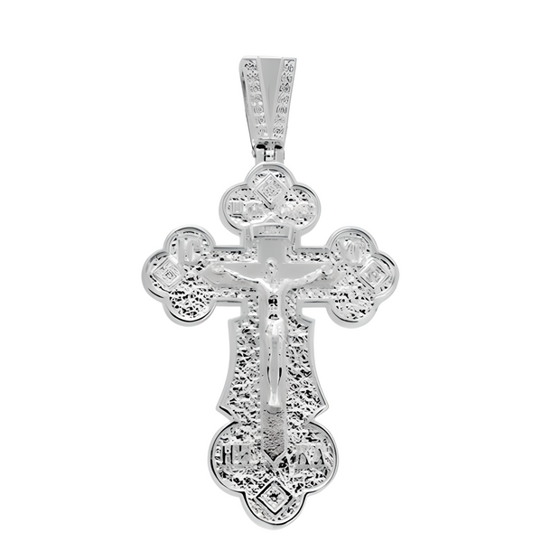 Kreuz Anhänger -orthodox- aus Silber 925