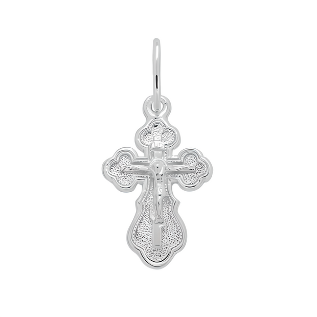 Кулон в виде креста. Серебро 925 пробы.