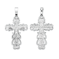 Kreuz Anhänger aus 925er Silber