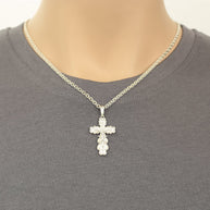 Kreuz Anhänger aus 925er Silber