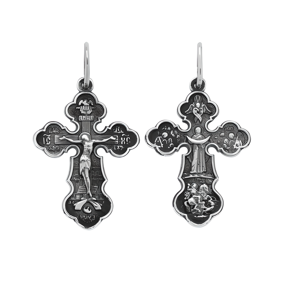 925er Silber Kreuz -orthodox-