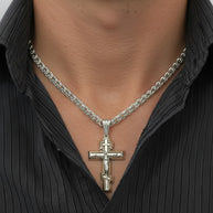 Kreuz -orthodox- aus Silber