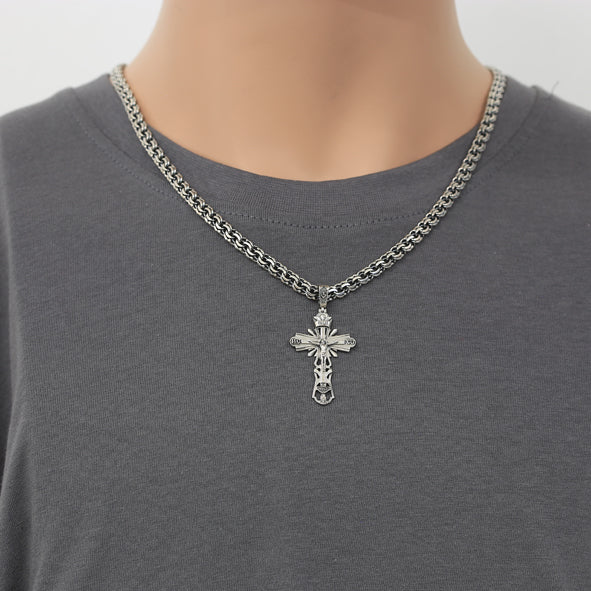 Silber Kreuz orthodox