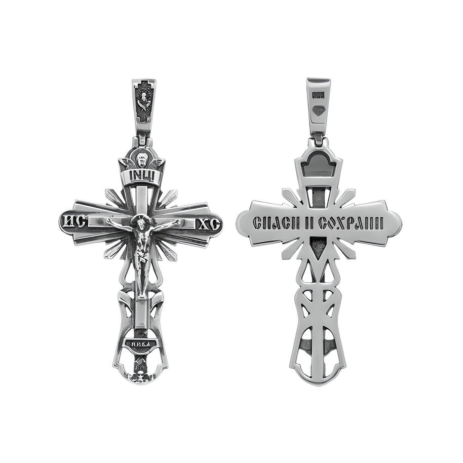 Silber 925 Kreuz -orthodox-