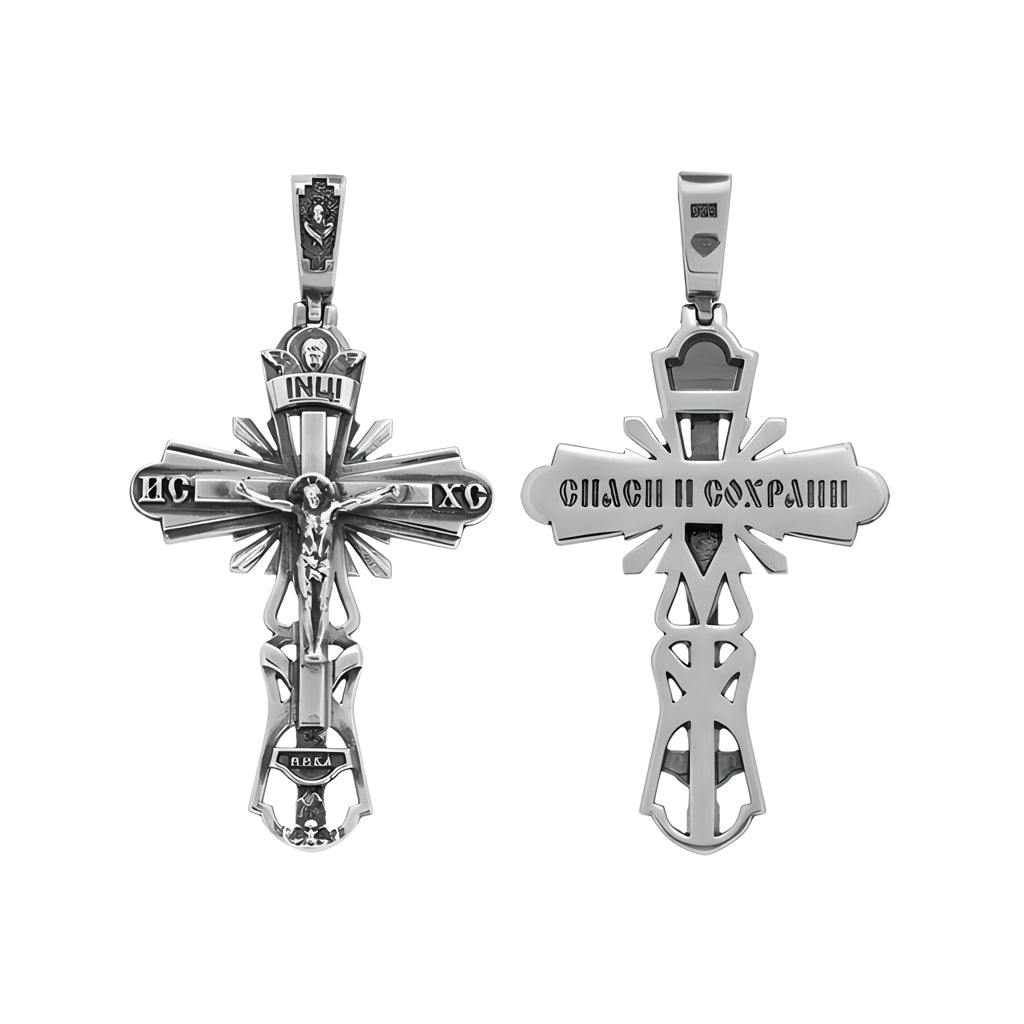 Silber 925 Kreuz -orthodox-