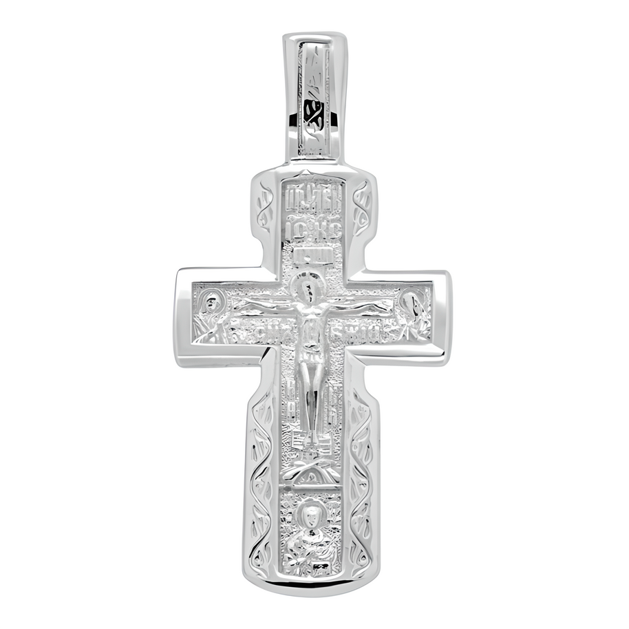925 Silber Kreuz -orthodox-