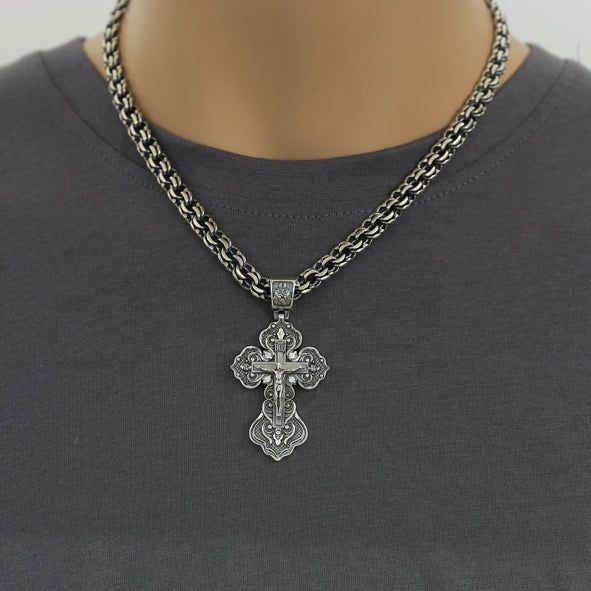 Kreuzanhänger Silber 925