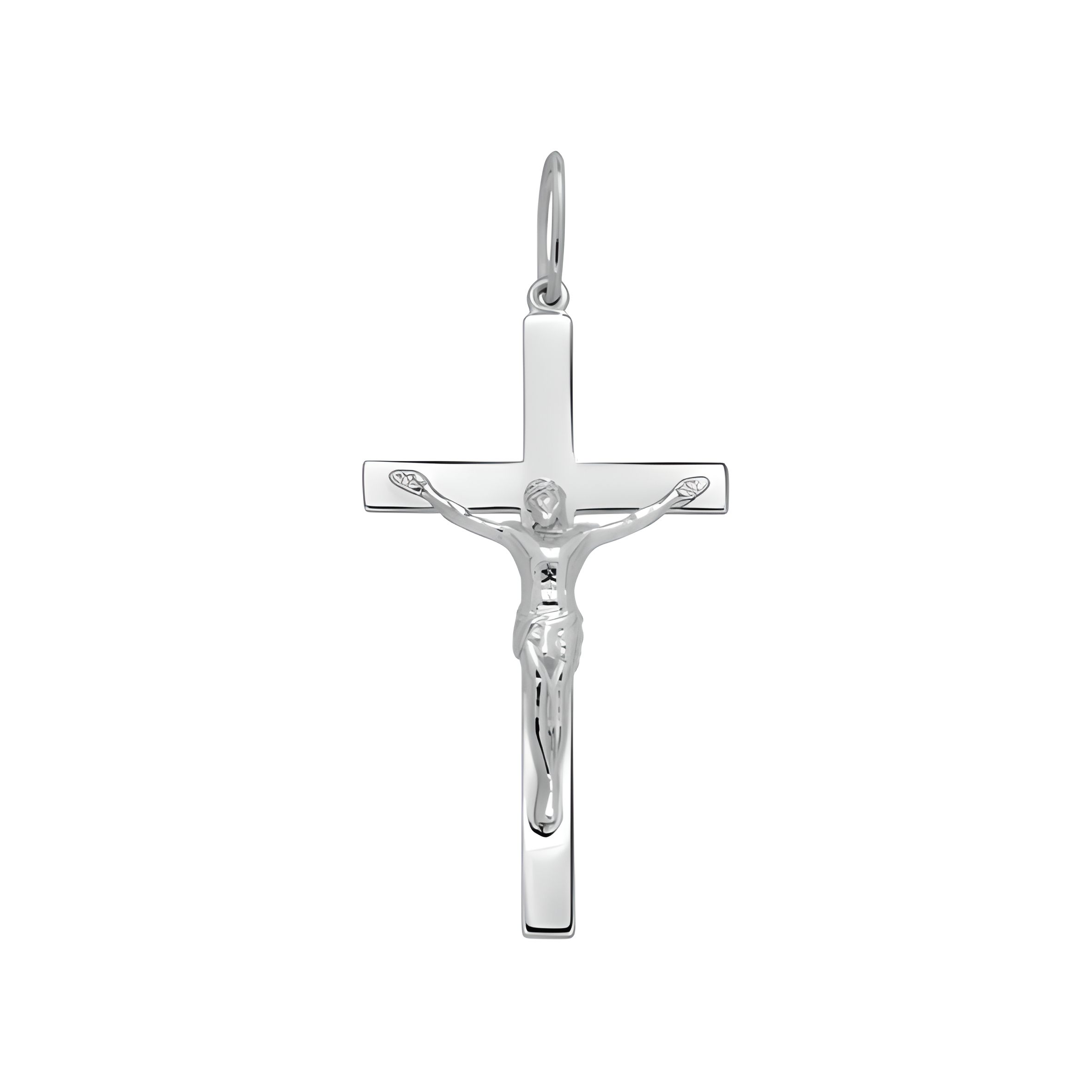 Katholische Kreuz mit Jesus aus Silber 925