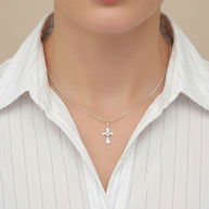 Kreuzanhänger Sterling Silber 925