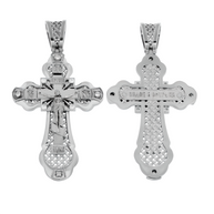 Kreuz Anhänger -orthodox- aus 925er Silber