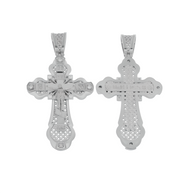 Kreuz Anhänger -orthodox- aus 925er Silber