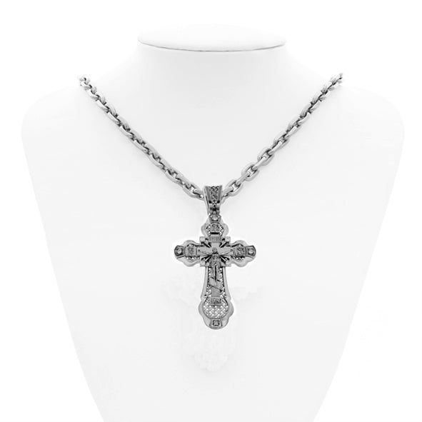 Kreuz Anhänger -orthodox- aus 925er Silber