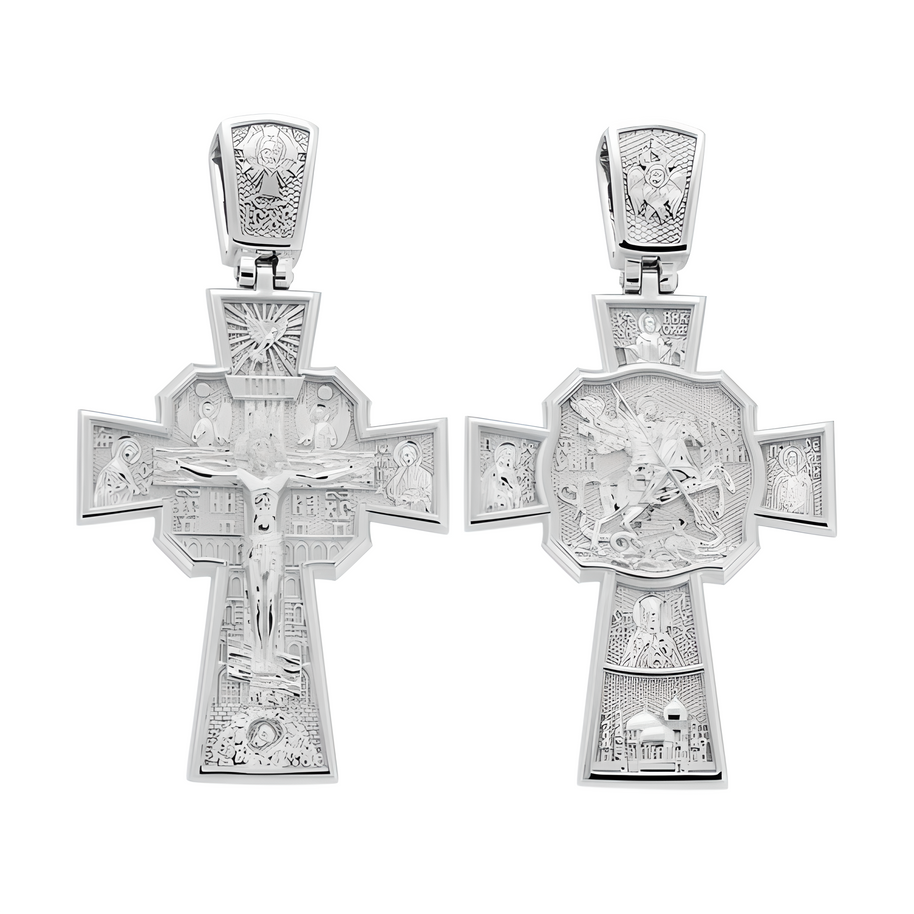 Cross pendant, silver 925 