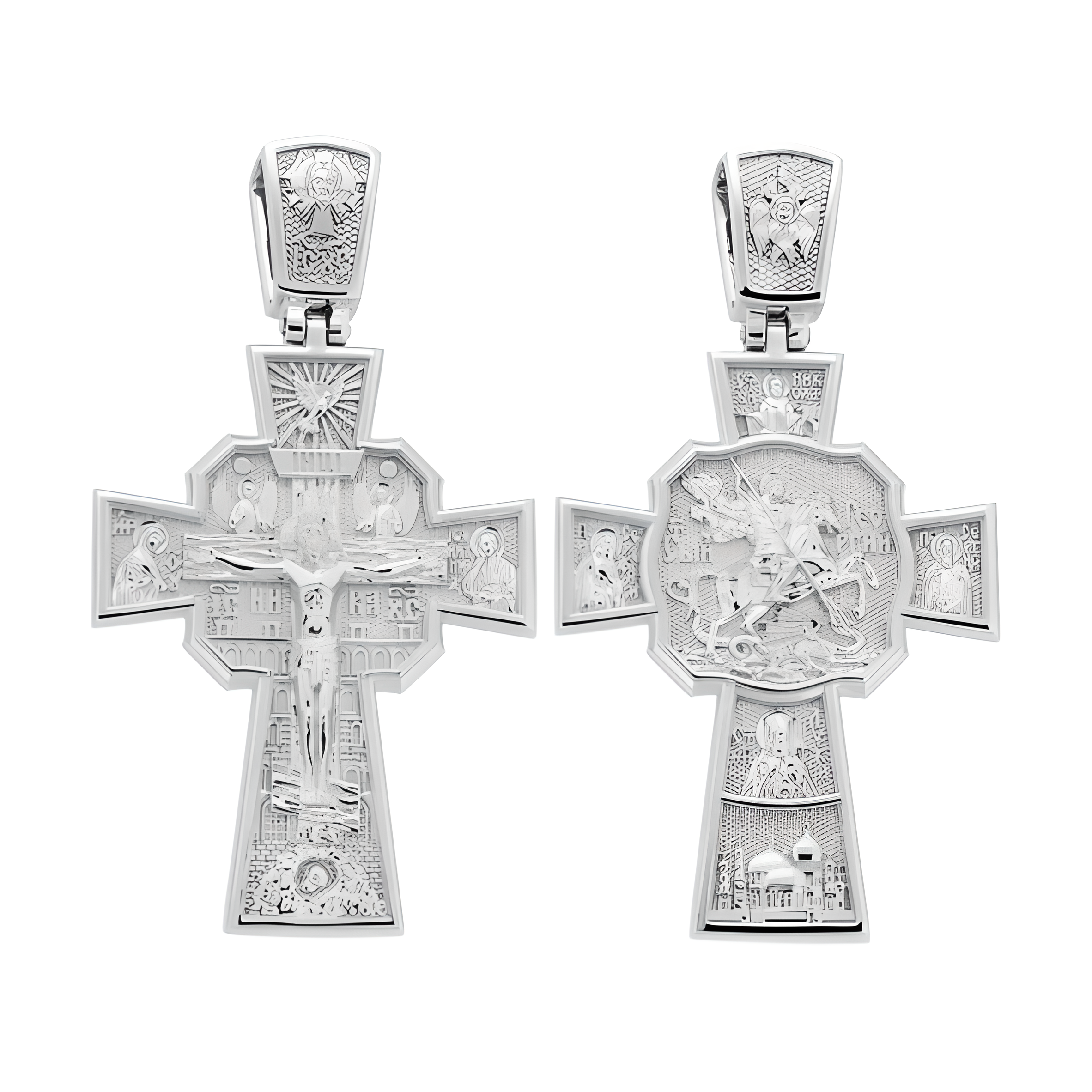 Cross pendant, silver 925 