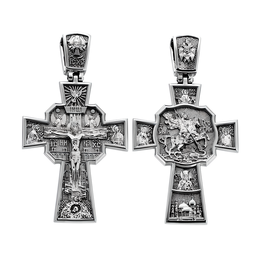 Cross pendant, silver 925 