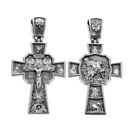 Cross pendant, silver 925 