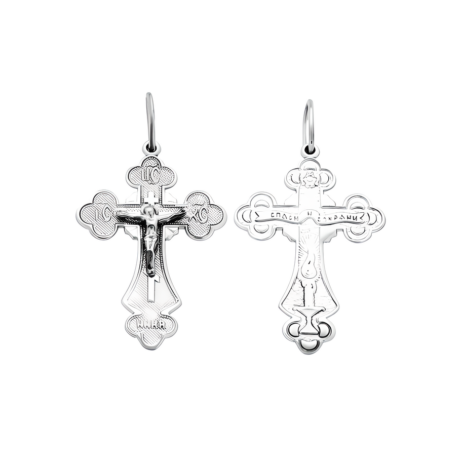 Kreuz -orthodox- aus Silber 925