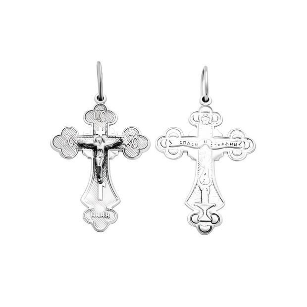 Православный крест из серебра