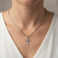Kreuz -orthodox- aus Silber