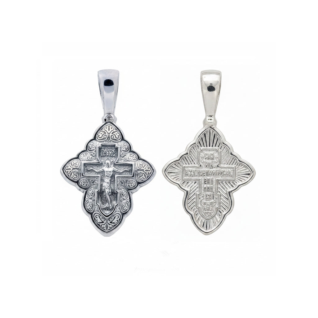 Kreuzanhänger orthodox aus Silber 925