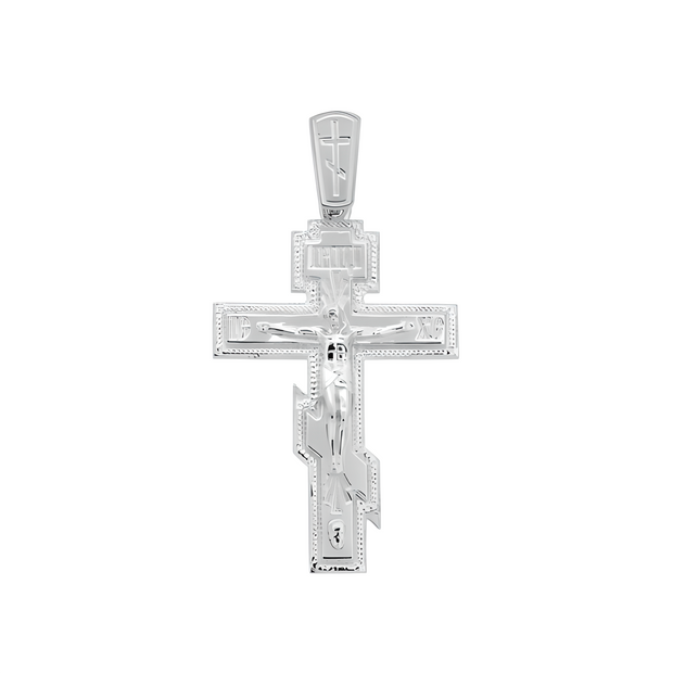 Kreuz Anhänger -orthodox- aus 925er Silber