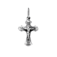 Kreuz Anhänger -orthodox- aus 925er Silber