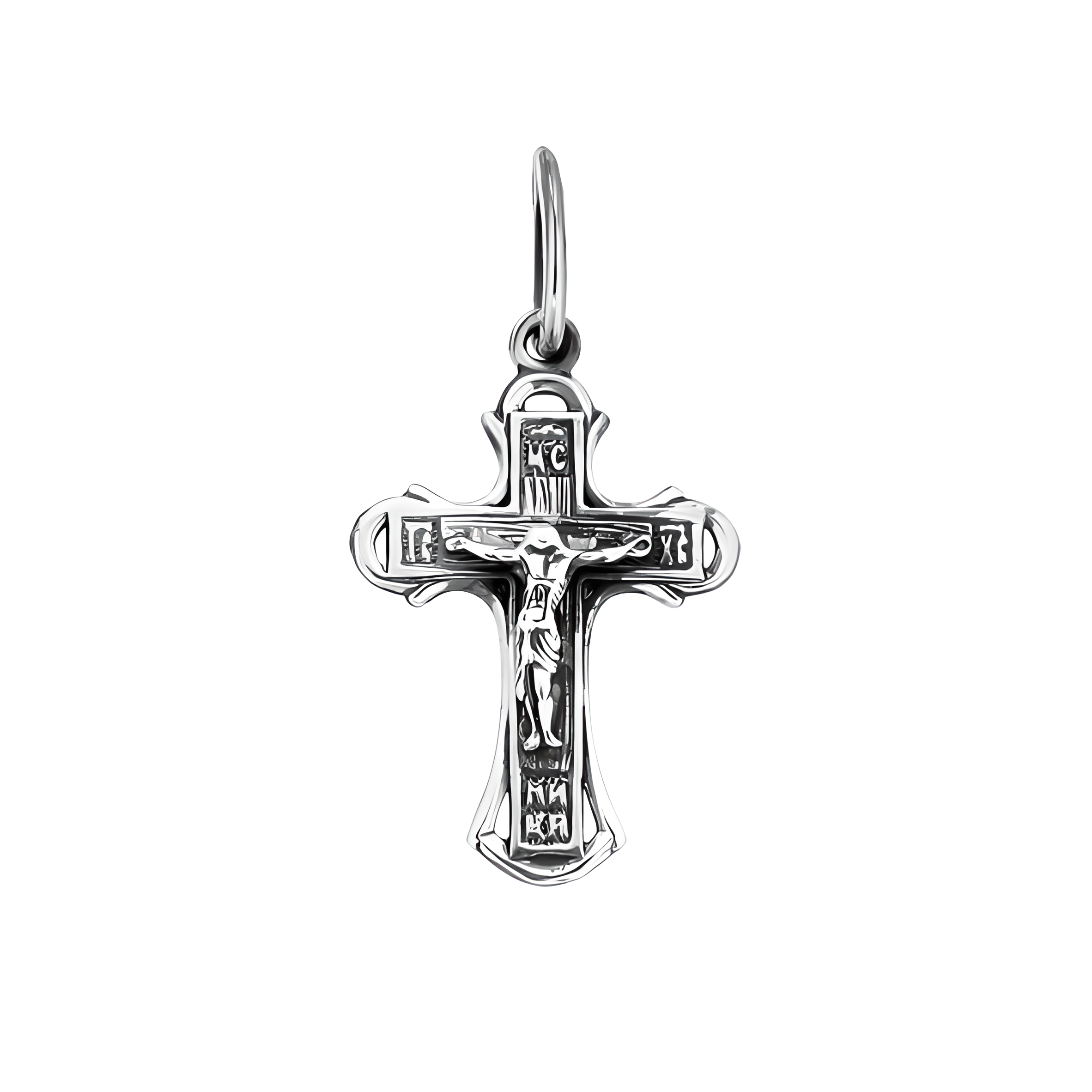 Kreuz Anhänger -orthodox- aus 925er Silber