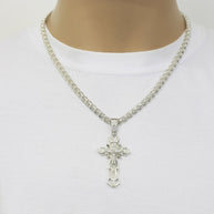 Kreuzanhänger Silber 925 orthodox
