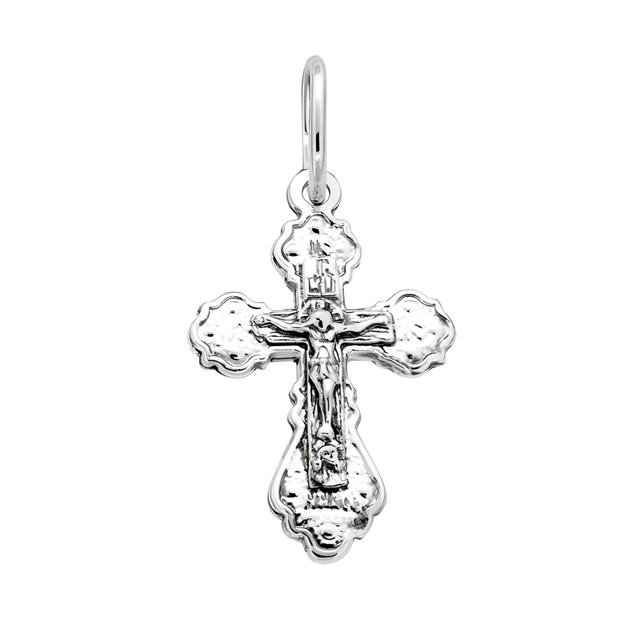 Kreuz Anhänger -orthodox- aus 925er Silber