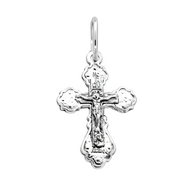 Kreuz Anhänger -orthodox- aus 925er Silber