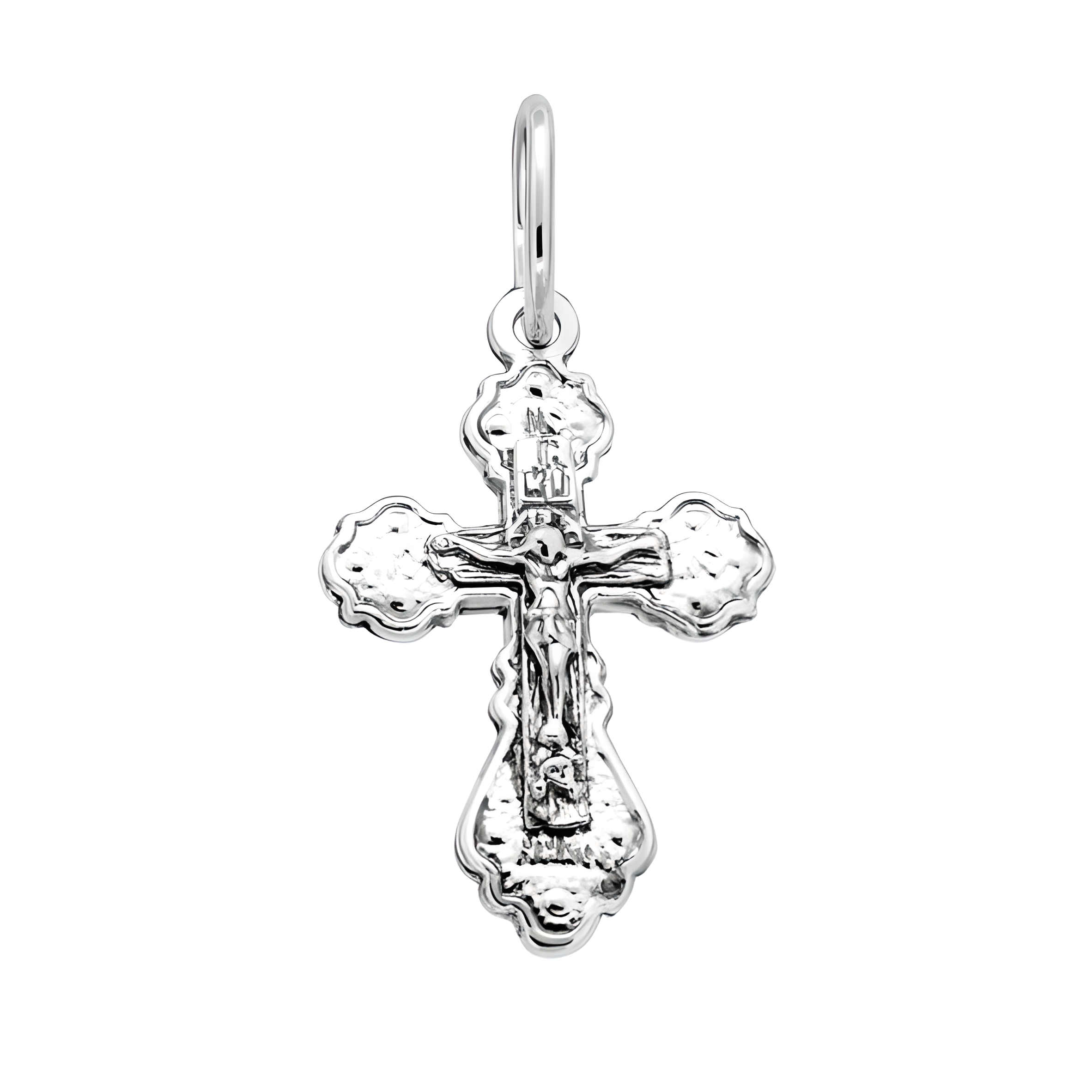 Kreuz Anhänger -orthodox- aus 925er Silber