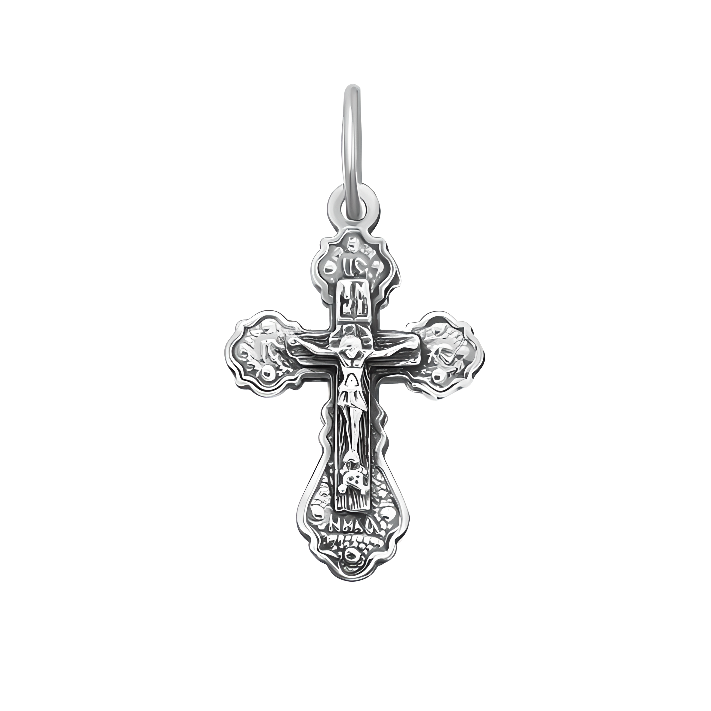 Kreuz Anhänger -orthodox- aus 925er Silber