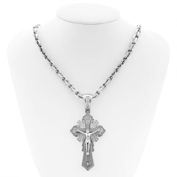 Kreuz anhänger russisches Silber
