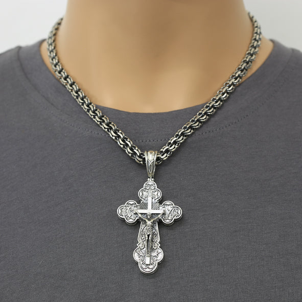 Kreuz anhänger aus Silber
